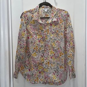 Floral cotton top